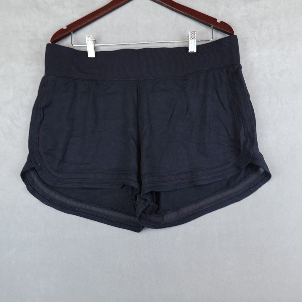 Athleta Breathe Shortie Short Soft Womens Modal Black Drape Size XL